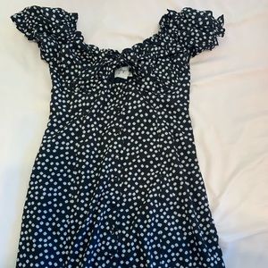 Marion Mini Dress Black || Princess Polly
